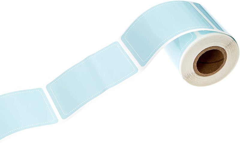SBlabels Sky Blue Write On Pantry Labels / 100 Reusable Storage Labels / 2" x 3" Organization Labels/Water Resistant Food and Spice Jar Labels/Made in The USA - Image 3